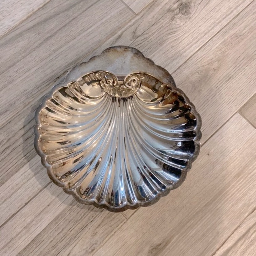 Silver plated candy dish